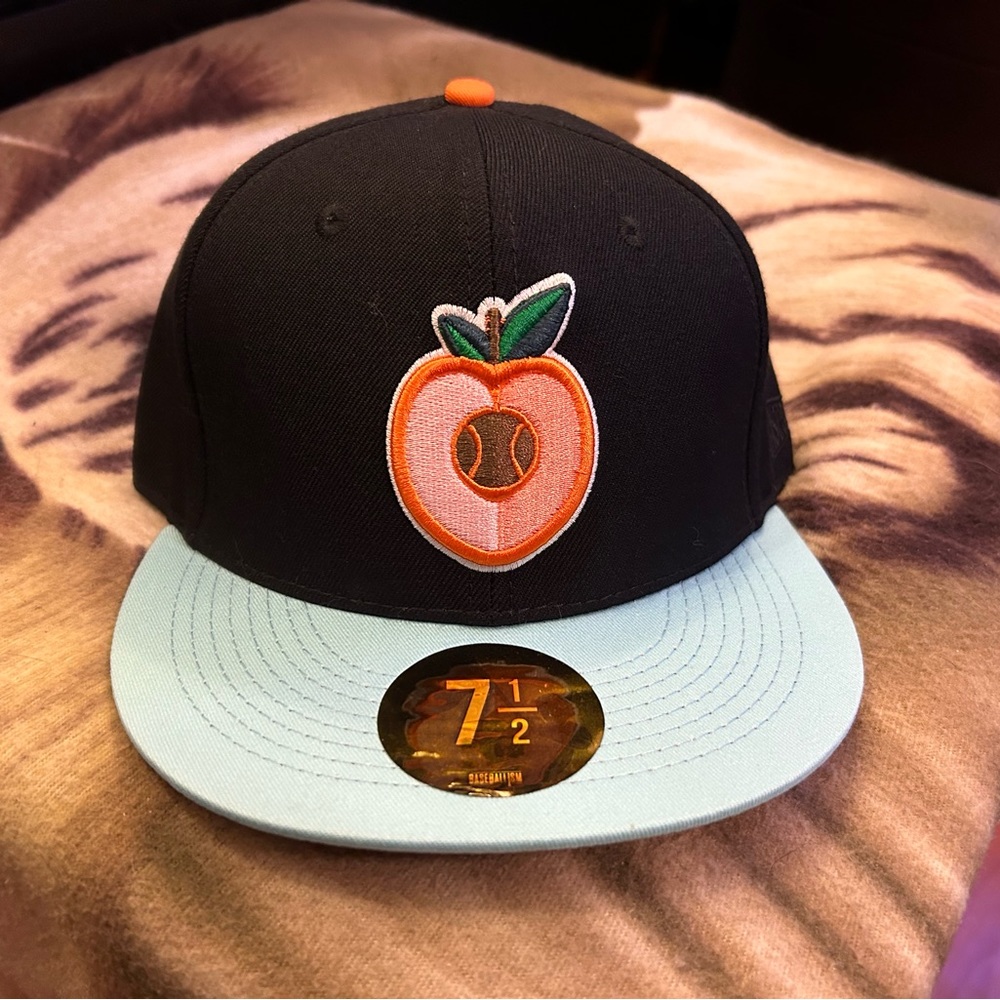 Baseballism Brand Georgia Peach Fitted Size 7 1/2 Atlanta Exclusive